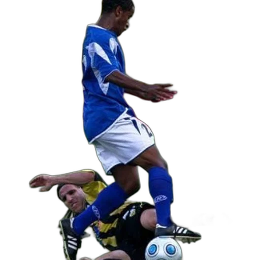 staff, soccer, player, blue transparent PNG cut-out