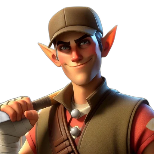 staff, face, weapon, hat transparent PNG cut-out