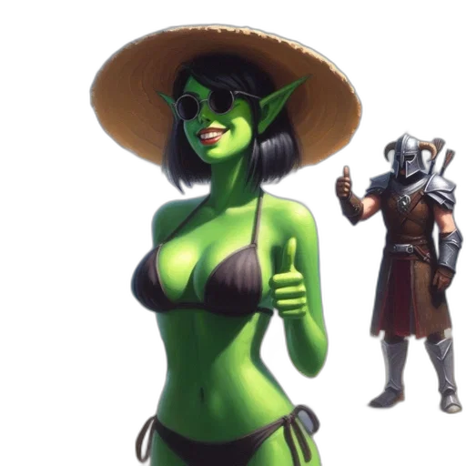 staff, hat, mask, concept art transparent PNG cut-out