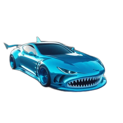 car, animal, creature, 3d render transparent PNG cut-out