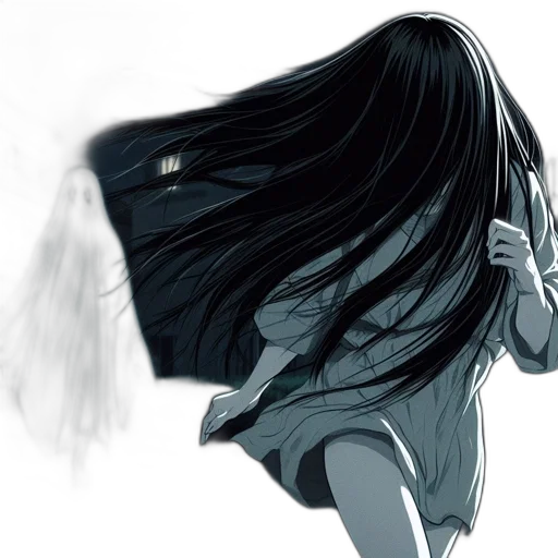 hair, mask, dress, creature transparent PNG cut-out