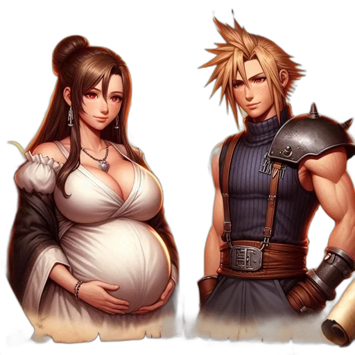 concept art, fantasy art, pixel art, 3d render transparent PNG cut-out