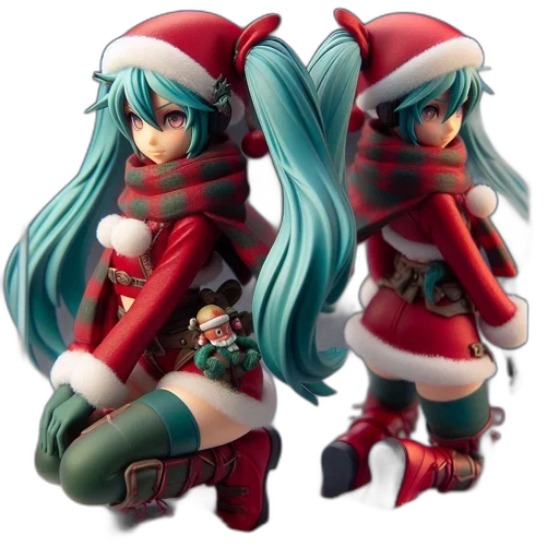 3d render, concept art, festive, christmas-themed transparent PNG cut-out
