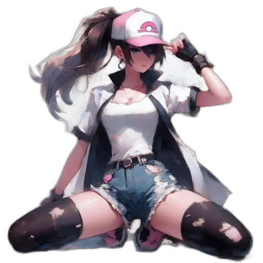 hat, weapon, dress, staff transparent PNG cut-out
