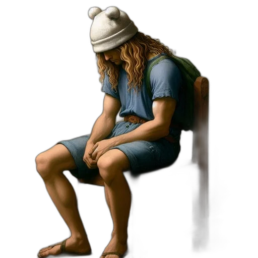hat, furniture, face, staff transparent PNG cut-out