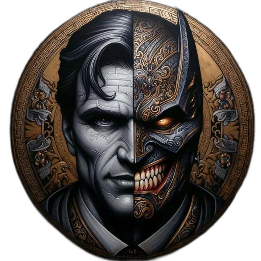 mask, face, comic book art, fantasy art transparent PNG cut-out