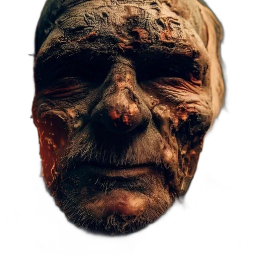 mask, face, creature, staff transparent PNG cut-out