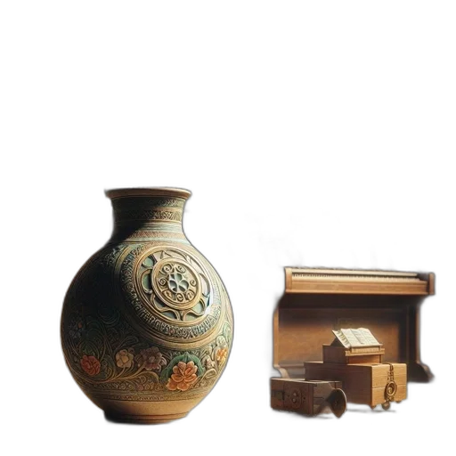 furniture, jewelry, bottle, weapon transparent PNG cut-out