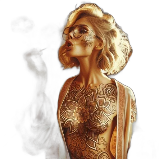 dress, jewelry, mask, face transparent PNG cut-out