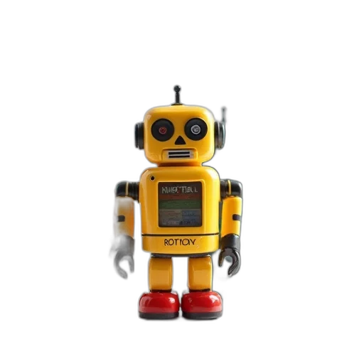 robot, animal, staff, 3d render transparent PNG cut-out