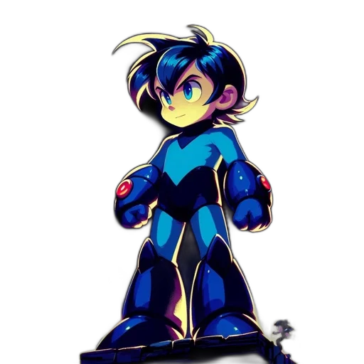 robot, concept art, cartoon, pixel art transparent PNG cut-out