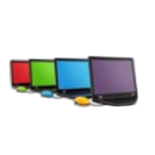 3d render, colorful, neon, dark transparent PNG cut-out