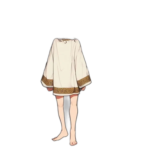 dress, jacket, staff, mask transparent PNG cut-out