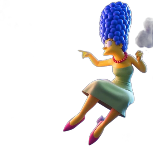 hair, dress, creature, crown transparent PNG cut-out