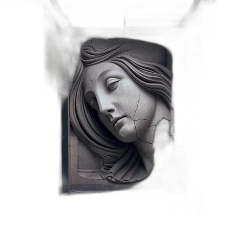 face, mask, jewelry, hair transparent PNG cut-out