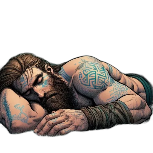 comic book art, concept art, fantasy art, photorealistic transparent PNG cut-out