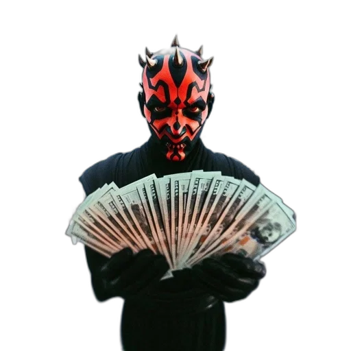 mask, staff, concept art, 3d render transparent PNG cut-out