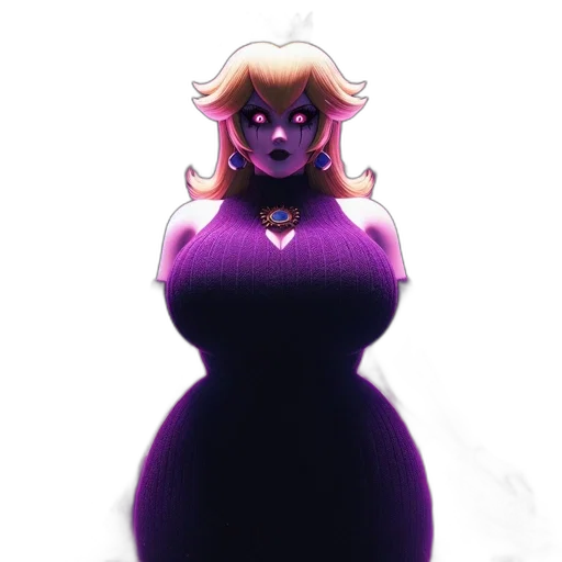 dress, crown, creature, robot transparent PNG cut-out