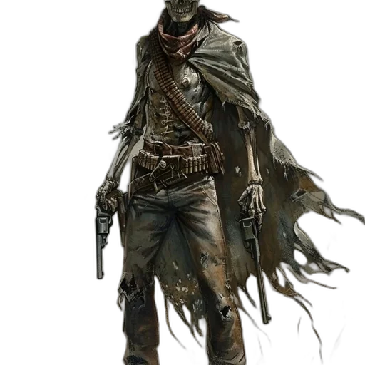 mask, jacket, weapon, concept art transparent PNG cut-out