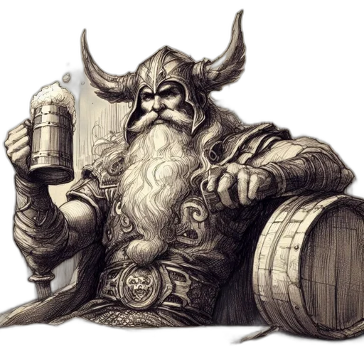 fantasy art, concept art, detailed, sketch transparent PNG cut-out