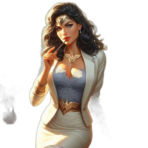 dress, comic book art, concept art, fantasy art transparent PNG cut-out