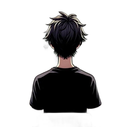 staff, hair, face, jacket transparent PNG cut-out