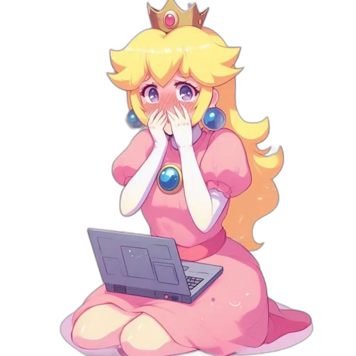 crown, dress, staff, face transparent PNG cut-out