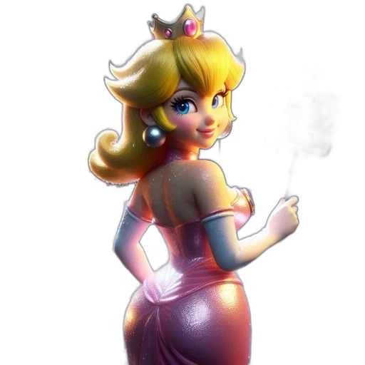 dress, crown, staff, concept art transparent PNG cut-out