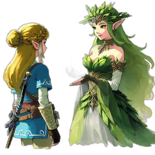 dress, crown, concept art, fantasy art transparent PNG cut-out