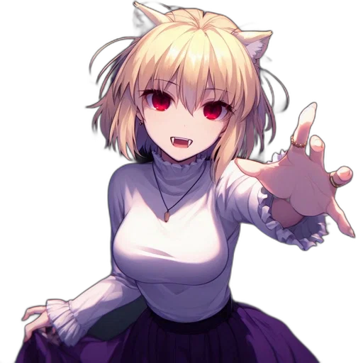 staff, dress, creature, animal transparent PNG cut-out