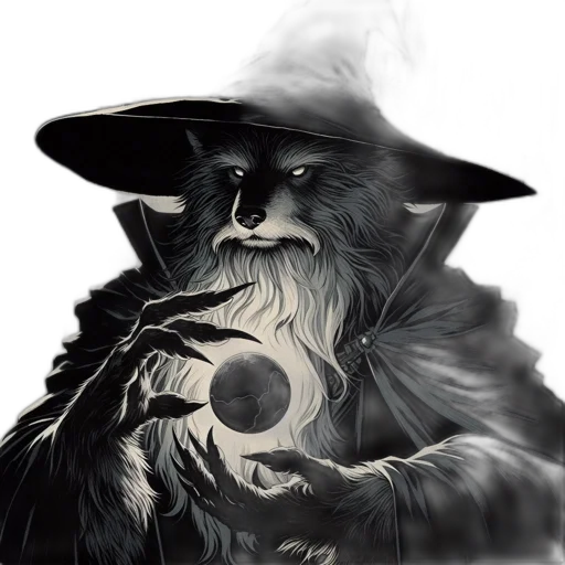 staff, mask, dragon, hat transparent PNG cut-out