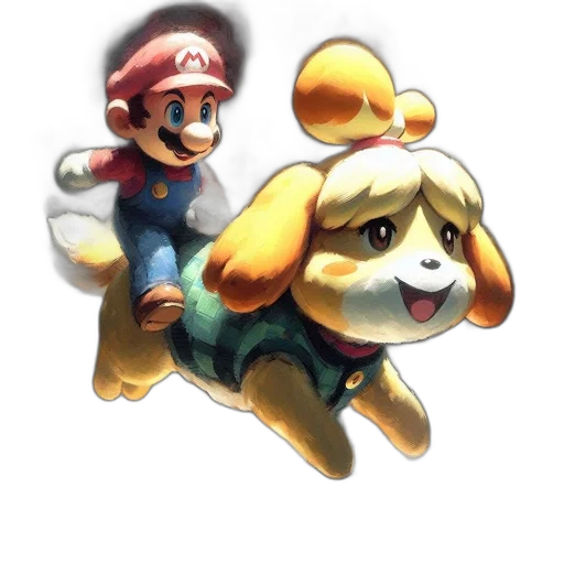 animal, hat, concept art, pixel art transparent PNG cut-out