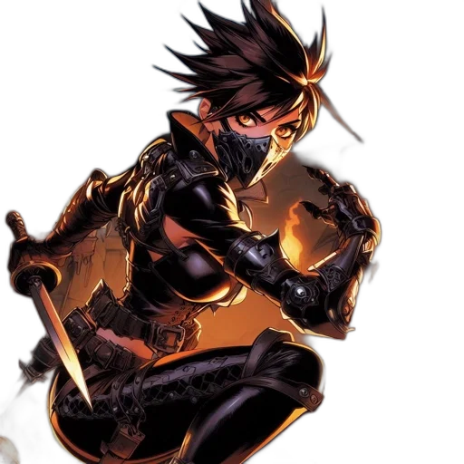 mask, weapon, concept art, comic book art transparent PNG cut-out