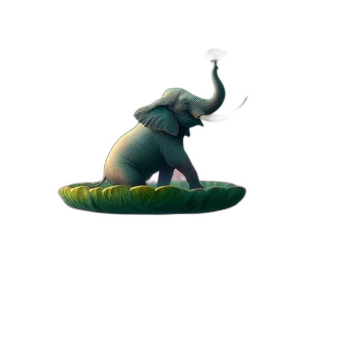 creature, animal, staff, hat transparent PNG cut-out