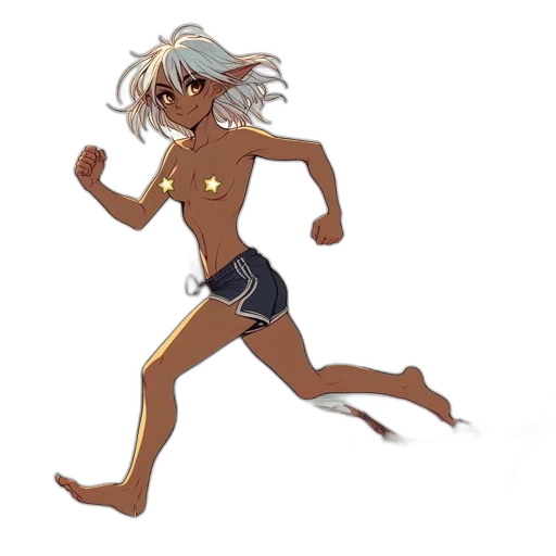 creature, concept art, cartoon, anime transparent PNG cut-out