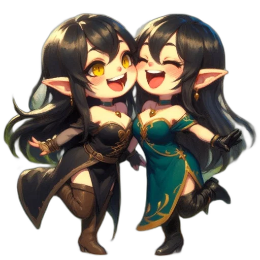 fantasy art, concept art, pixel art, anime transparent PNG cut-out