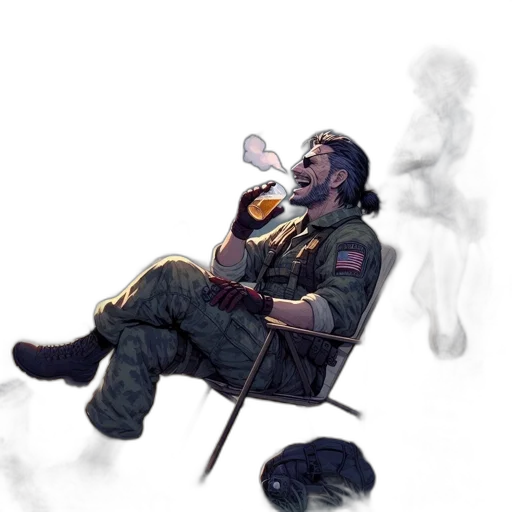 jacket, staff, weapon, concept art transparent PNG cut-out