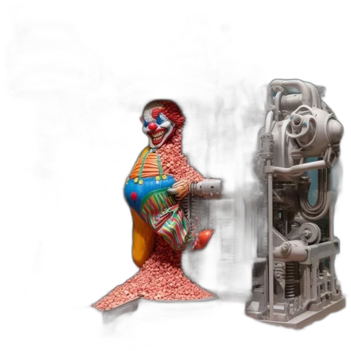 robot, mask, creature, dress transparent PNG cut-out