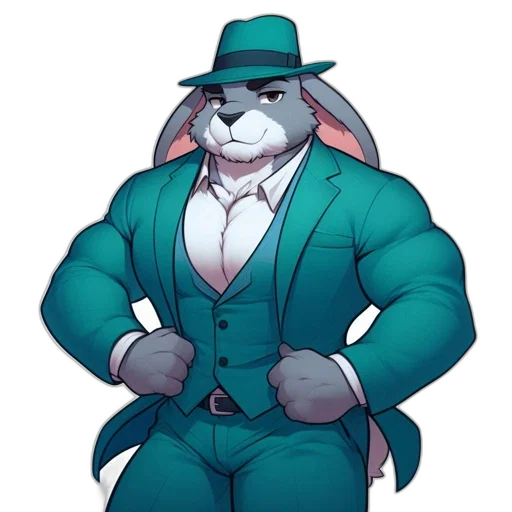 hat, staff, animal, jacket transparent PNG cut-out