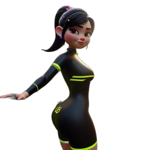 dress, staff, concept art, 3d render transparent PNG cut-out