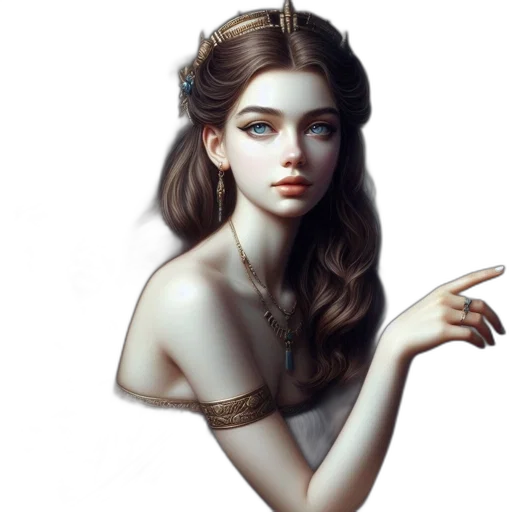 jewelry, crown, dress, face transparent PNG cut-out