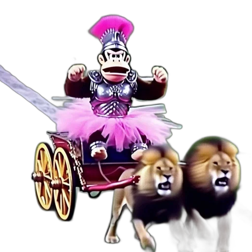 animal, crown, weapon, sword transparent PNG cut-out