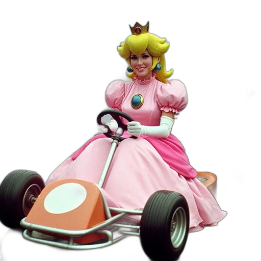 car, dress, crown, weapon transparent PNG cut-out