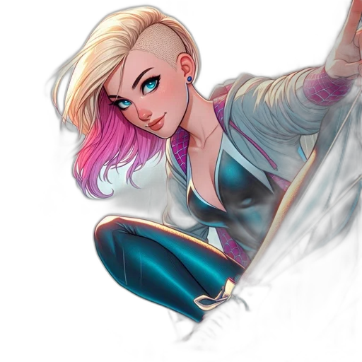 jacket, sword, comic book art, concept art transparent PNG cut-out