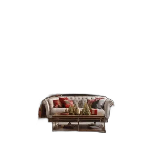 furniture, crown, photorealistic, 3d render transparent PNG cut-out