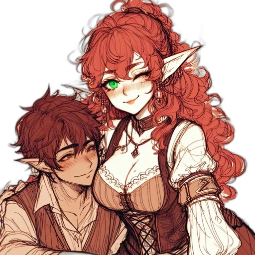 watercolor, fantasy art, pixel art, anime transparent PNG cut-out