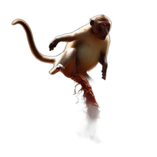 creature, animal, dragon, staff transparent PNG cut-out