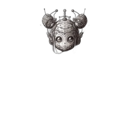 mask, crown, creature, face transparent PNG cut-out