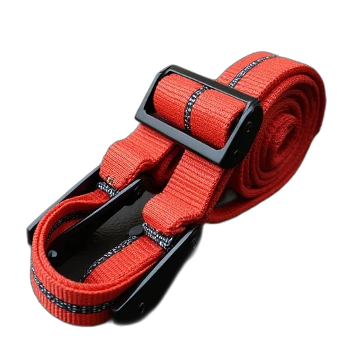 shoes, red, straps, cargo transparent PNG cut-out