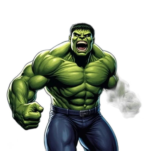 comic book art, photorealistic, concept art, cartoon transparent PNG cut-out